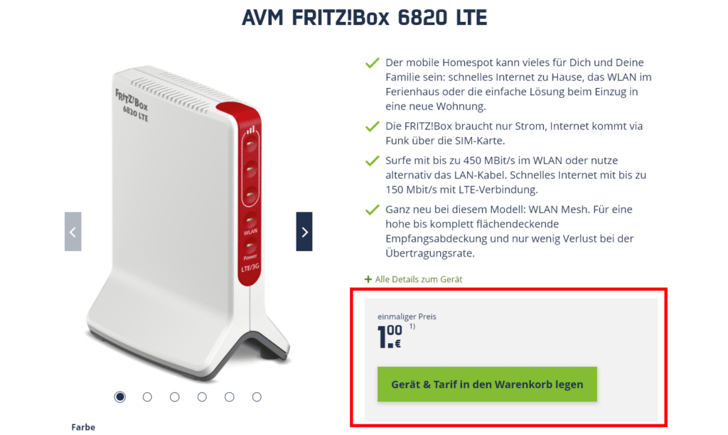Freenet Homespot mit Fritzbox - nicht immer aktiv